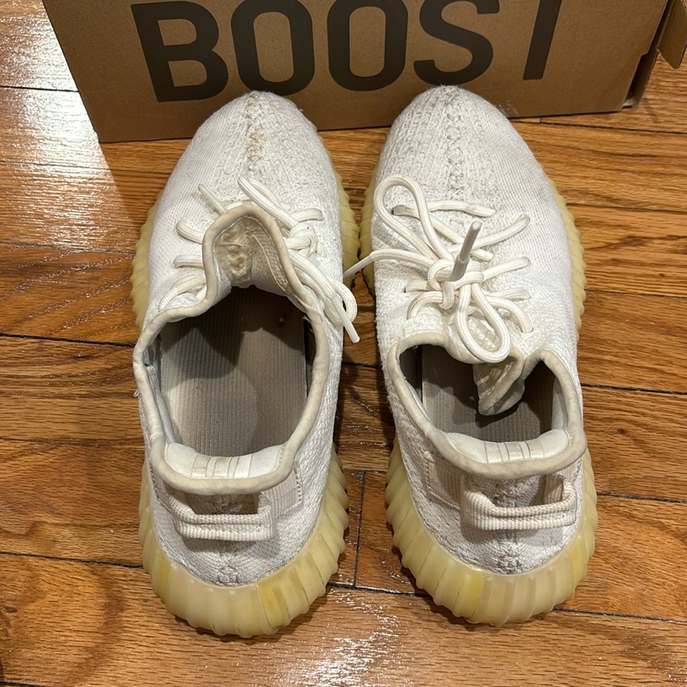 YEEZY BOOST 350 WHITE womens 8